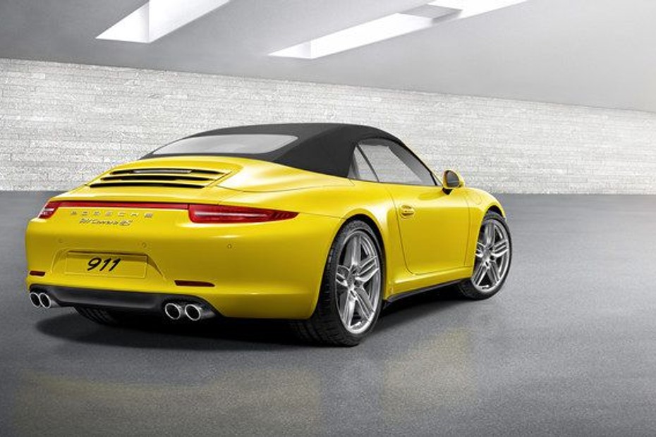 911 Carrera 4S Cabriolet Rear angle view in UAE