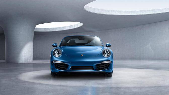 Full Front View of 911 Targa 4 Full Front View of 911 Targa 4