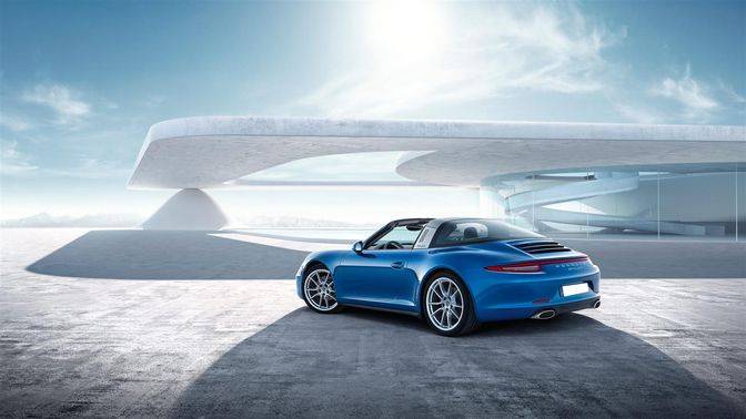 911 Targa 4 Side view 911 Targa 4 Side view
