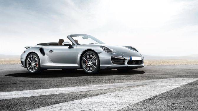 911 Turbo Cabriolet Side view 911 Turbo Cabriolet Side view