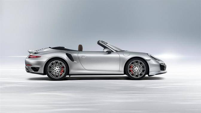 911 Turbo Cabriolet Side view 911 Turbo Cabriolet Side view