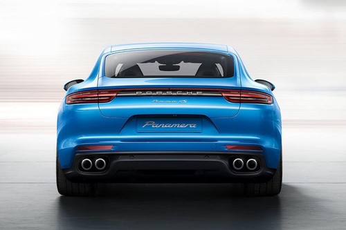 Full Rear View of Porsche Panamera