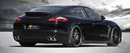 Panamera S Rear angle view