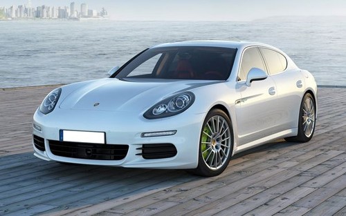 Porsche Panamera S E-Hybrid Front Angle High View