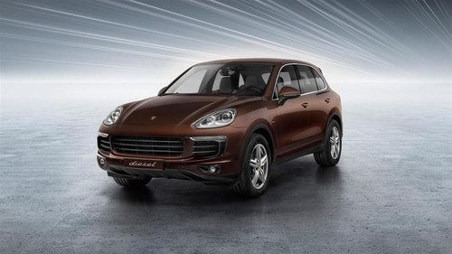 Porsche Cayenne Diesel Front Angle High View