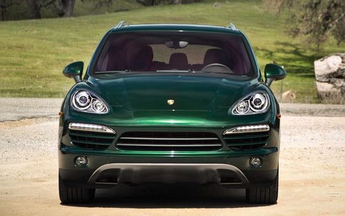 Full Front View of Cayenne Diesel
