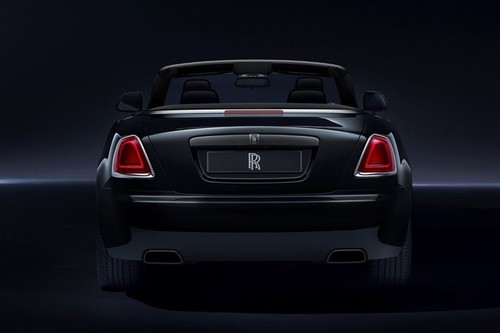 Full Rear View of Rolls Royce Dawn