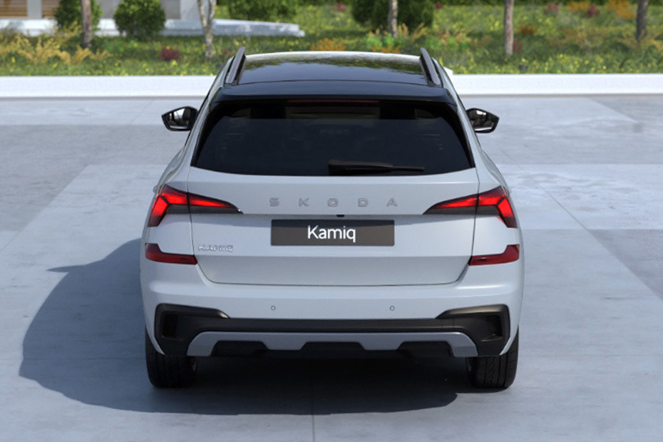 Full Rear View of Skoda Kamiq Full Rear View of Skoda Kamiq