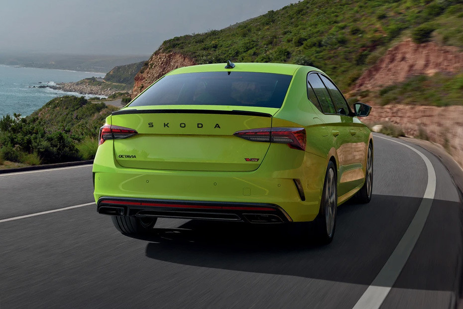 Full Rear View of Skoda Octavia RS in UAE