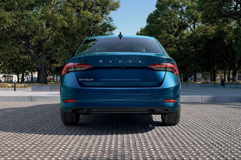 Full Rear View of Skoda Octavia (2022-2024) in UAE