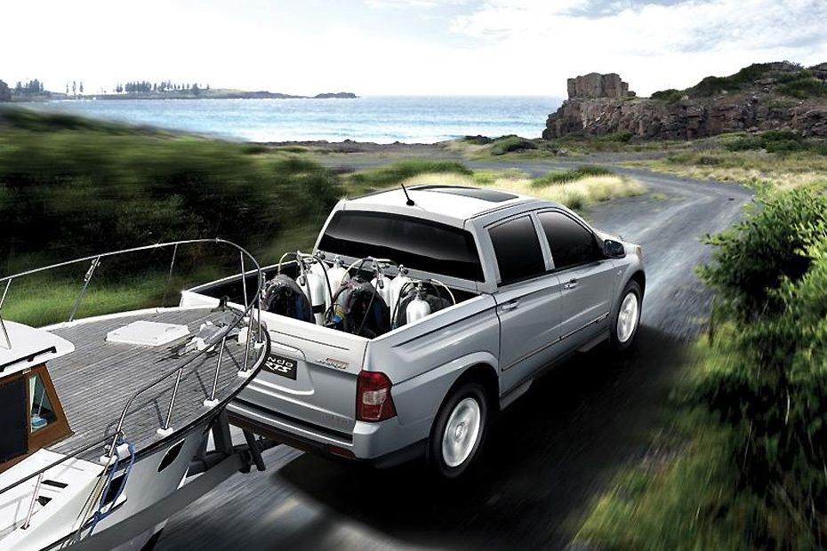 Actyon Sport Rear angle view in UAE