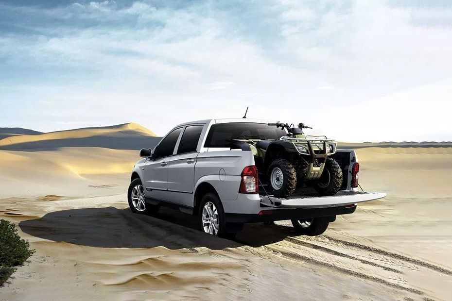 Rear Cross Side View of Ssangyong Actyon Sport in UAE