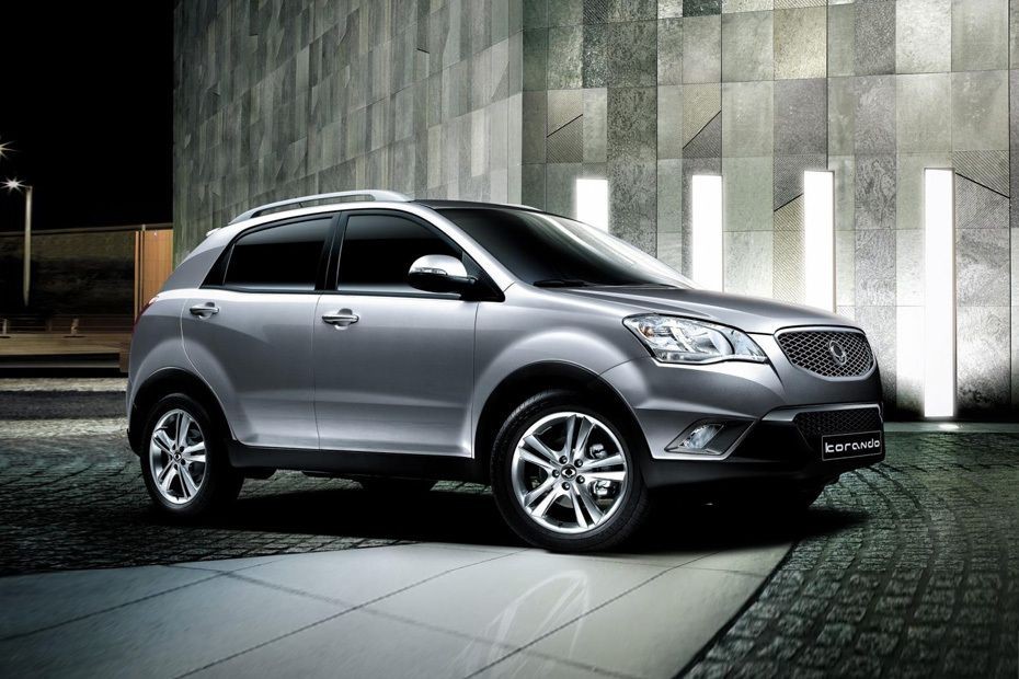 Ssangyong Korando Front Cross Side View in UAE