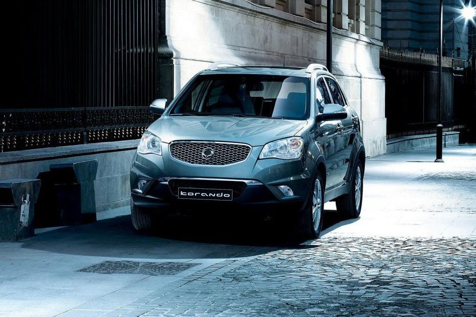 Ssangyong Korando Front Side View in UAE