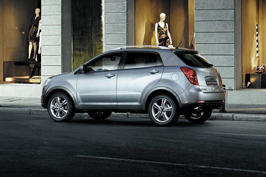 Rear Cross View of Ssangyong Korando in UAE