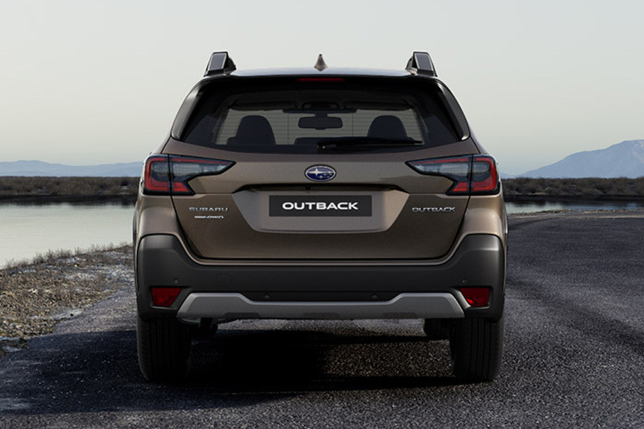 Full Rear View of Subaru Outback Full Rear View of Subaru Outback