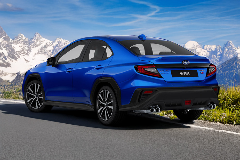 Rear Cross Side View of Subaru WRX Rear Cross Side View of Subaru WRX