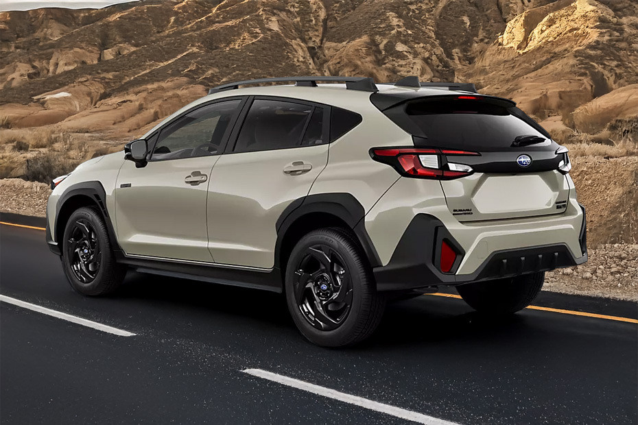 Rear Cross Side View of Subaru Crosstrek Hybrid in UAE