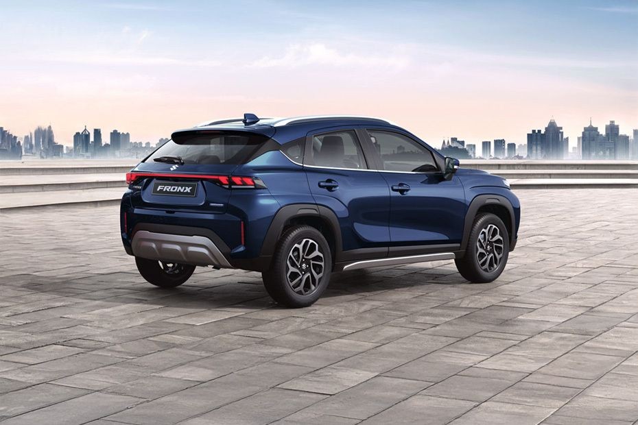 Fronx Rear angle view in UAE