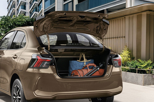 Trunk Open Closer View of Dzire