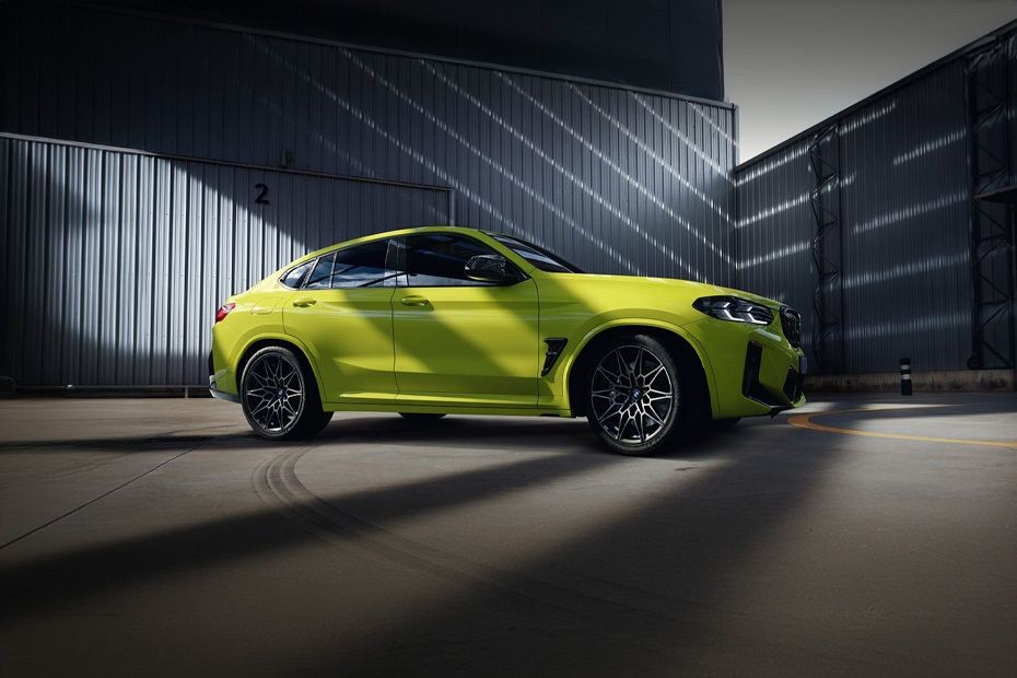 X4 M Rear Medium Side View in UAE