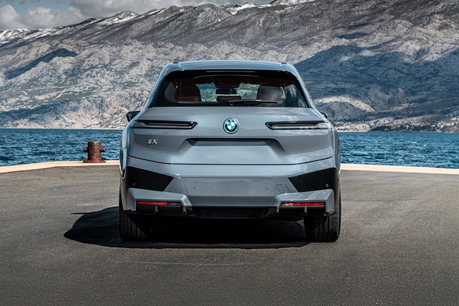 Full Rear View of BMW IX in UAE