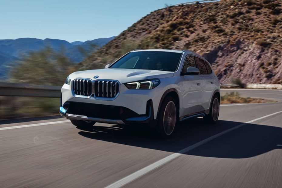 BMW IX1 Front Side View in UAE