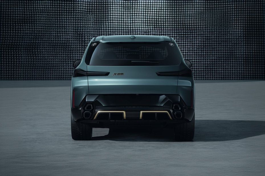 Full Rear View of BMW XM in UAE