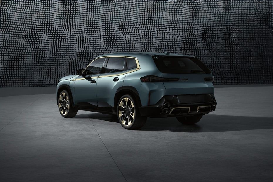 Rear Cross Side View of BMW XM in UAE