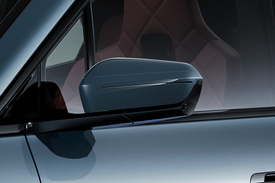 BMW IX 2026 Drivers Side Mirror Front Angle in UAE