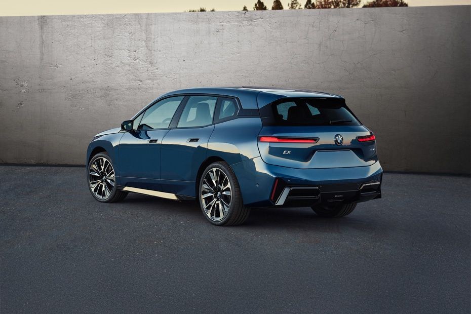 Rear Cross Side View of BMW IX 2026 in UAE