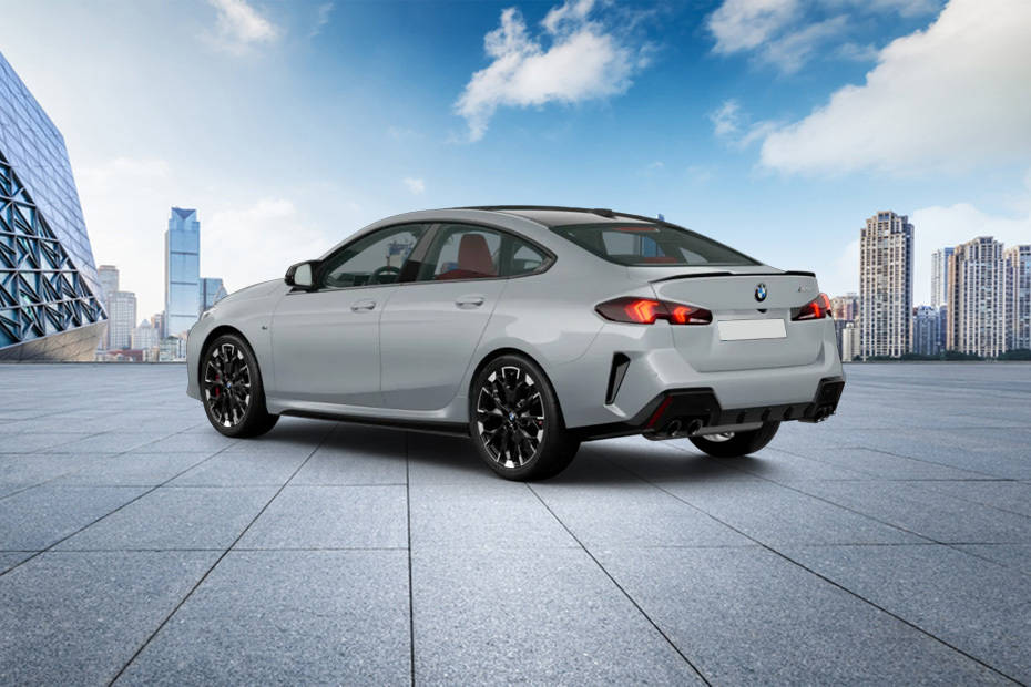 Rear Cross Side View of BMW 2 Series Gran Coupe 2025 Rear Cross Side View of BMW 2 Series Gran Coupe 2025