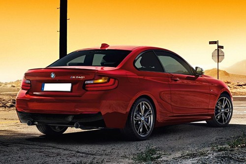 2 Series Coupe (2022-2023) Rear Low Angle View