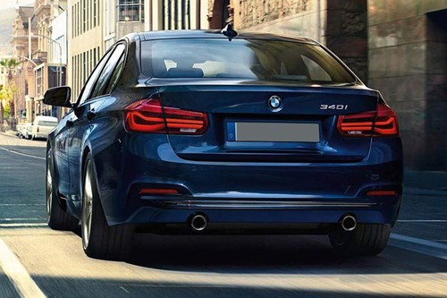 Rear Medium View of BMW 3 Series Sedan