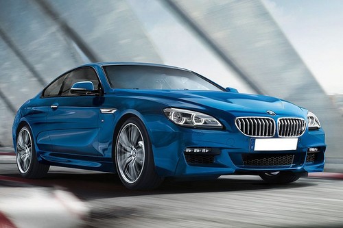 BMW 6 Series Coupe Front Cross Side View
