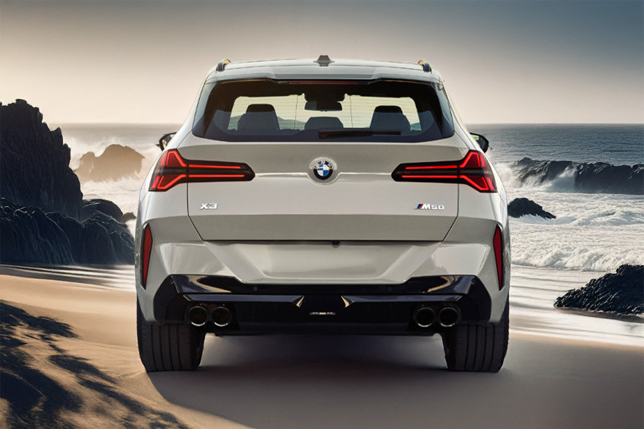 Full Rear View of BMW X3 in UAE