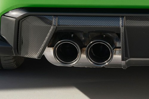Exhaust Pipe of BMW M3 Sedan