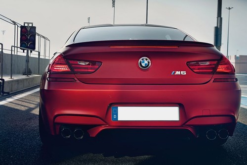 Full Rear View of BMW M6 Coupe