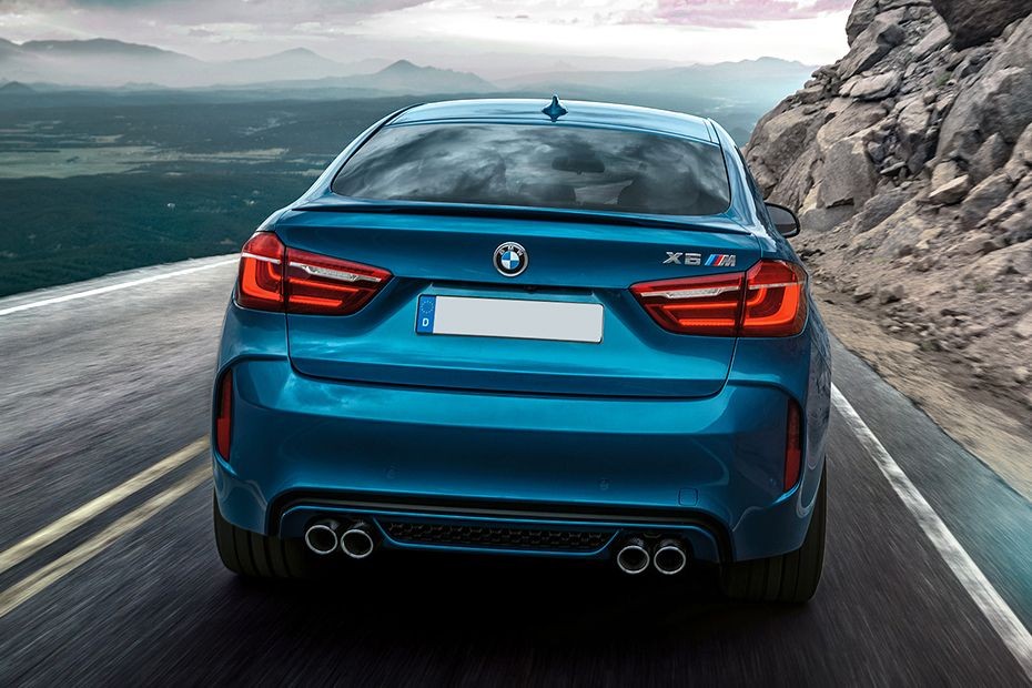 Full Rear View of BMW X6 M in UAE