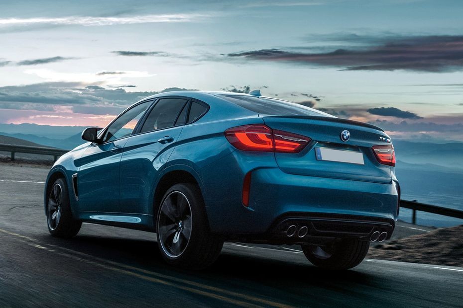 Rear Cross Side View of BMW X6 M in UAE