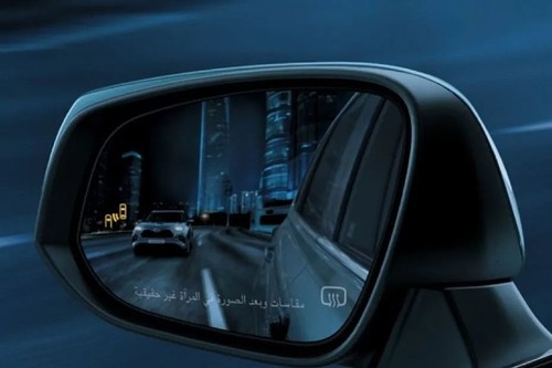 Toyota Highlander (2020-2023) Drivers Side Mirror Rear Angle