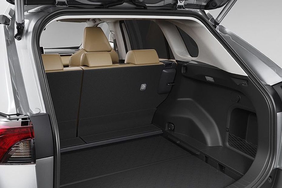 Trunk Open Closer View of RAV 4 HEV 2024-2025 in UAE