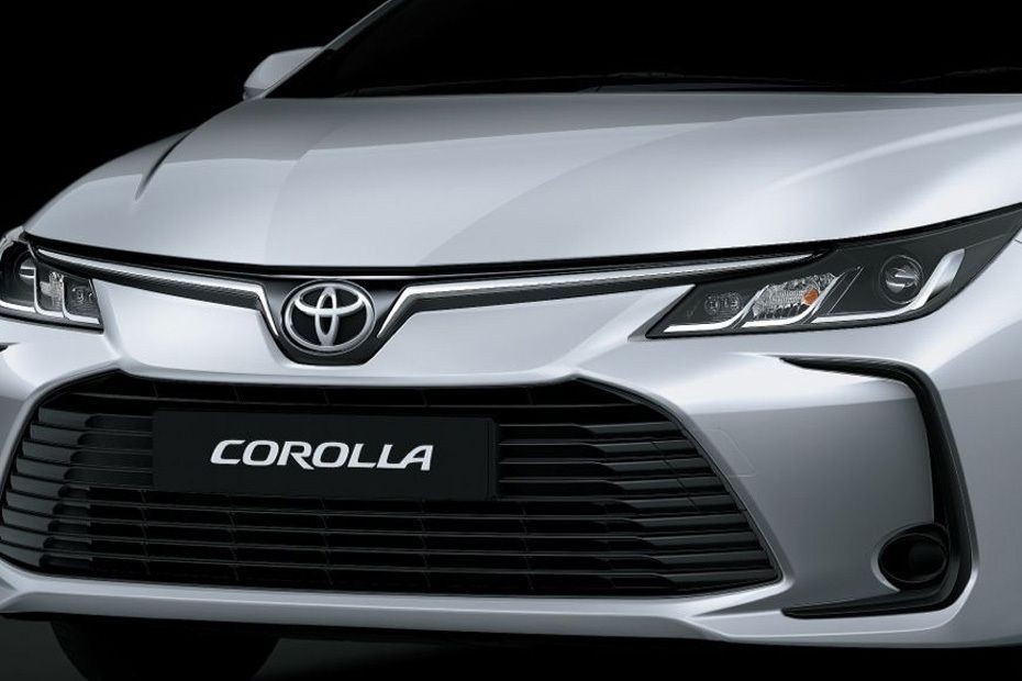 Corolla Hybrid Grille View in UAE