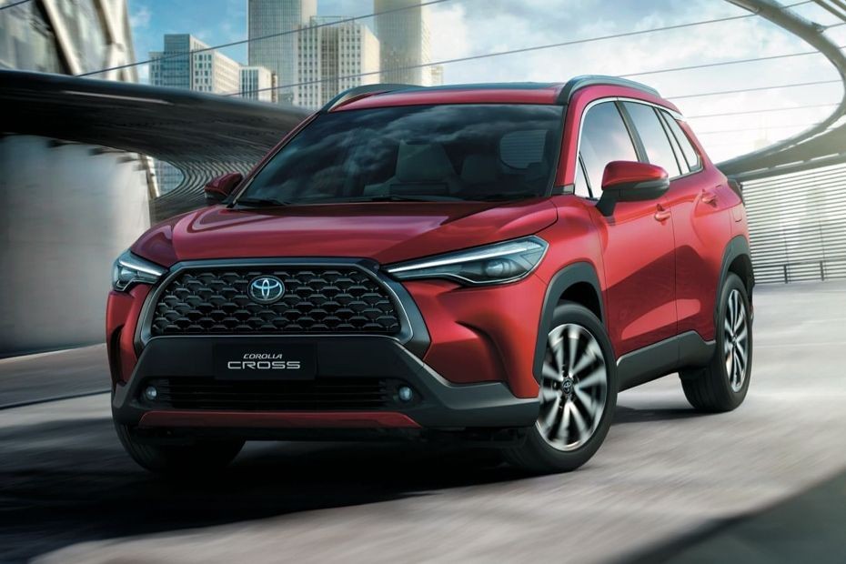 Toyota Corolla Cross Hybrid (2023-2024) Front Side View in UAE