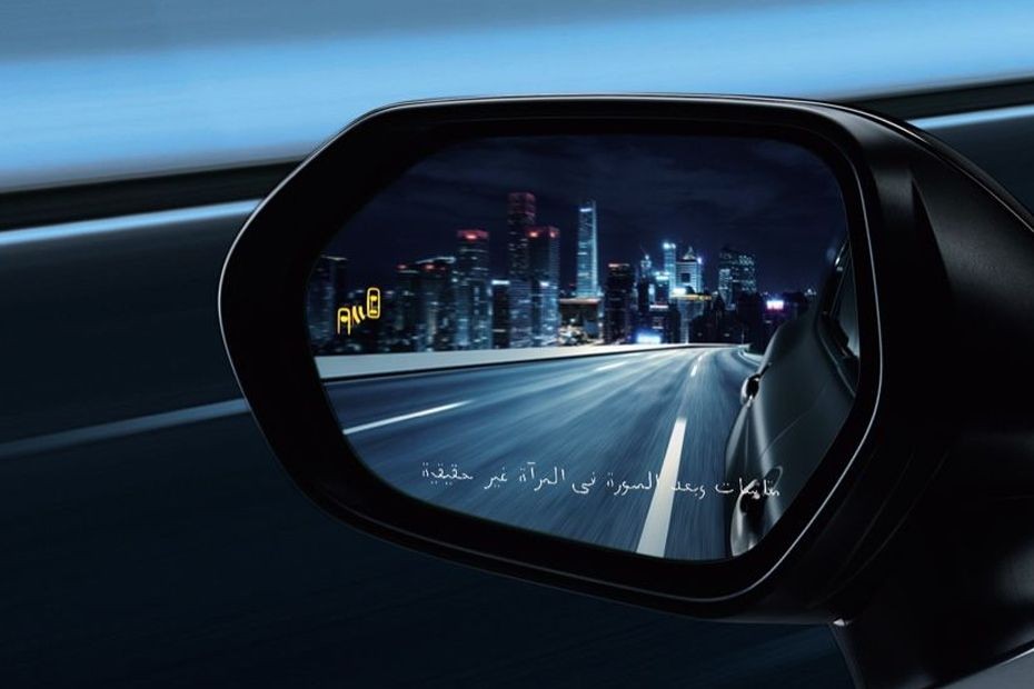 Toyota Camry Hybrid Drivers Side Mirror Rear Angle in UAE