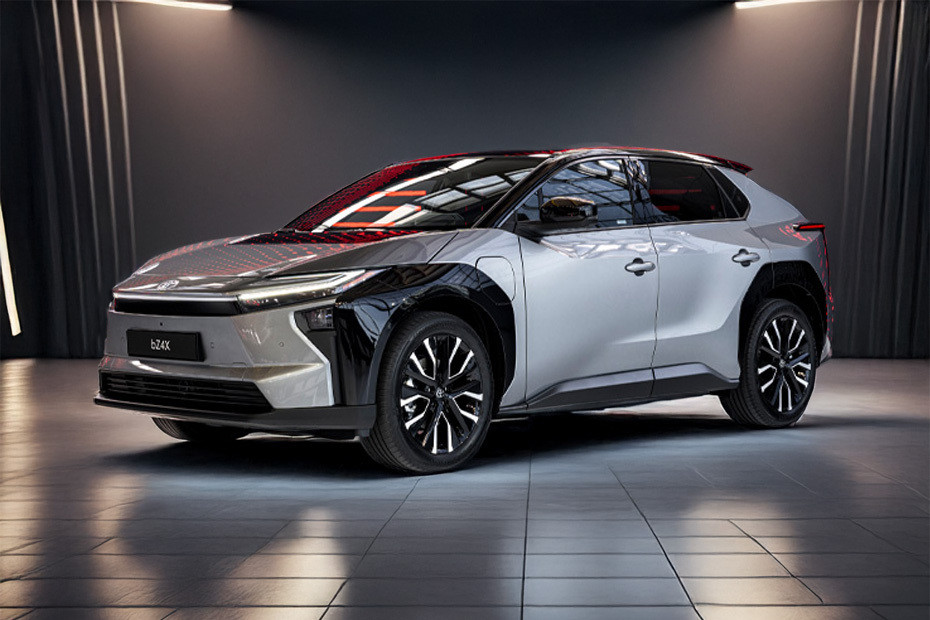 bZ4X Front angle low view