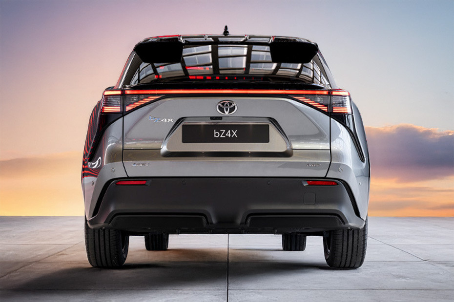 Full Rear View of Toyota bZ4X in UAE