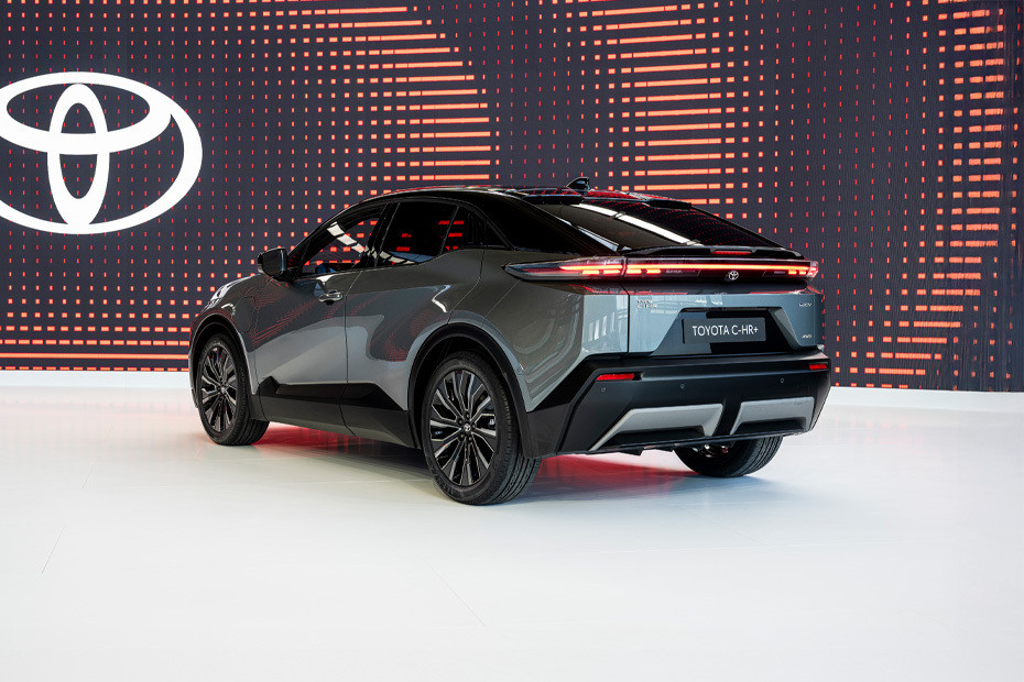 Rear Medium View of Toyota C-HR PLUS in UAE