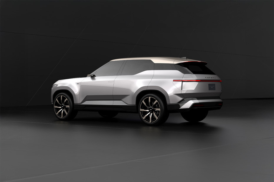 Rear Cross Side View of Toyota Land Cruiser SE in UAE