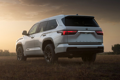 Rear Medium View of Toyota Sequoia